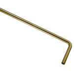 UniMatch vloerbuis 75 x 22 x 3,2 cm geborsteld messing PVD - Vloerbuizen | Lapy
