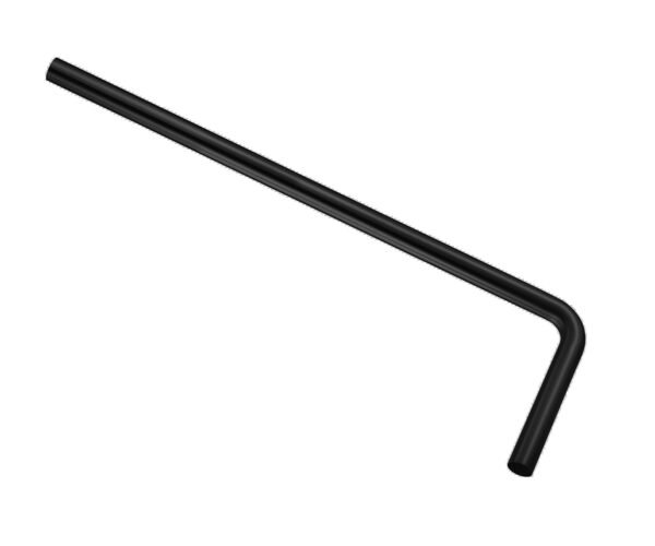 UniMatch vloerbuis 75 x 22 x 3,2 cm mat zwart - Vloerbuizen | Lapy