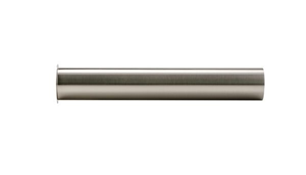 UniMatch sifon verlengbuis 20 cm met kraag geborsteld staal - Sifons wastafels | Lapy