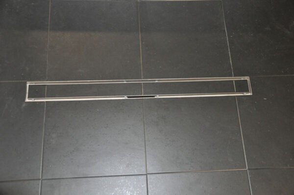 Tegelrooster voor douchegoot 60 x 7 cm RVS - Roosters douchegoten | Lapy