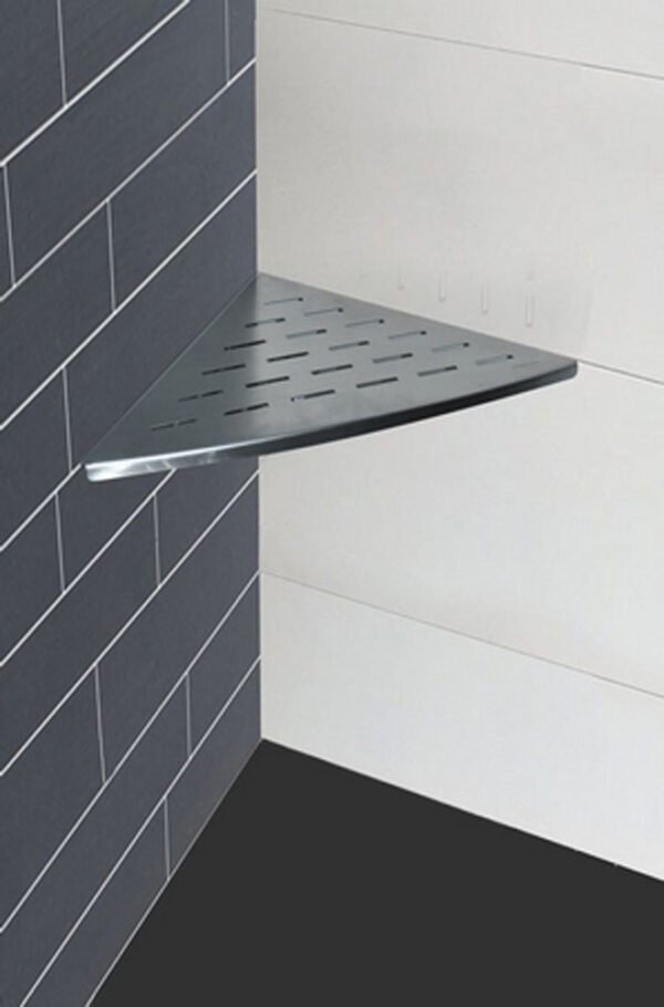 InWall hoekplanchet 29 x 29 cm RVS