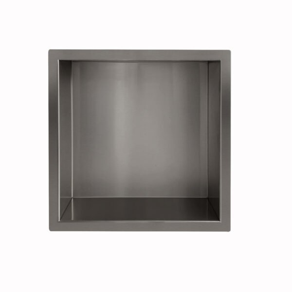 Demis inbouwnis 30 x 30 x 7 cm gunmetal PVD - Inbouwnissen | Lapy