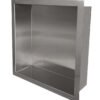 Demis inbouwnis 30 x 30 x 7 cm gunmetal PVD - Inbouwnissen | Lapy