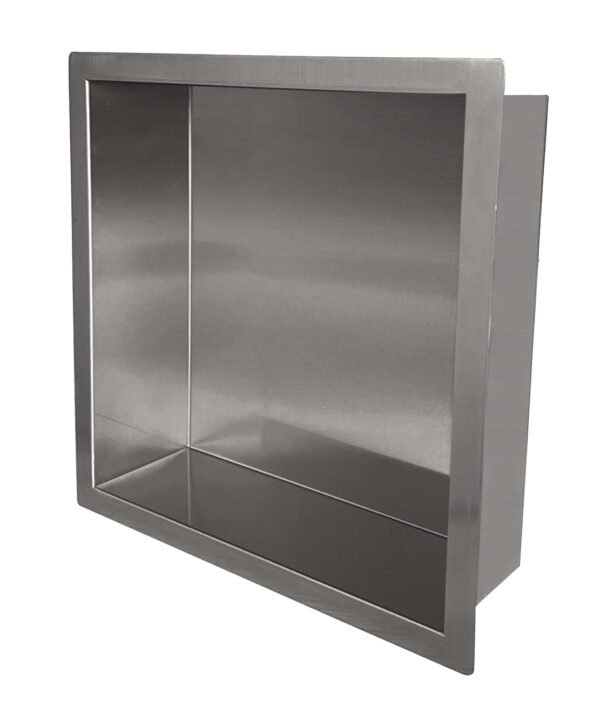 Demis inbouwnis 30 x 30 x 7 cm gunmetal PVD - Inbouwnissen | Lapy