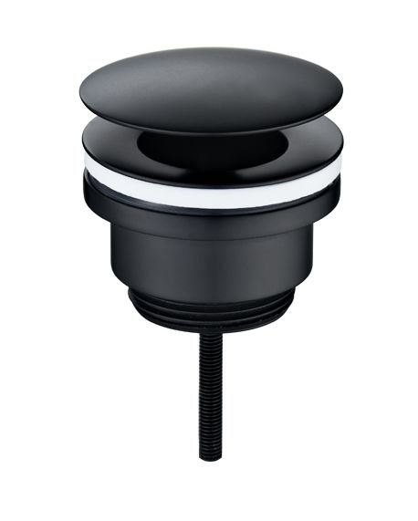 UniMatch open afvoerplug 5/4'' mat zwart