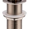 UniMatch clickwaste afvoerplug verlengd 5/4″ geborsteld staal - Afvoerpluggen wastafels | Lapy