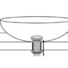 UniMatch clickwaste afvoerplug verlengd 5/4″ geborsteld messing PVD - Afvoerpluggen wastafels | Lapy