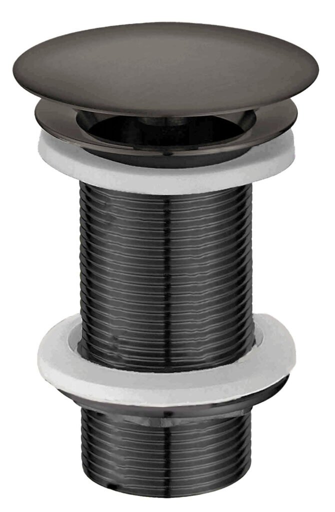 UniMatch open afvoerplug verlengd 5/4" gunmetal