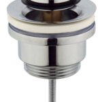 Eco clickwaste afvoerplug 5/4″ chroom - Afvoerpluggen wastafels | Lapy