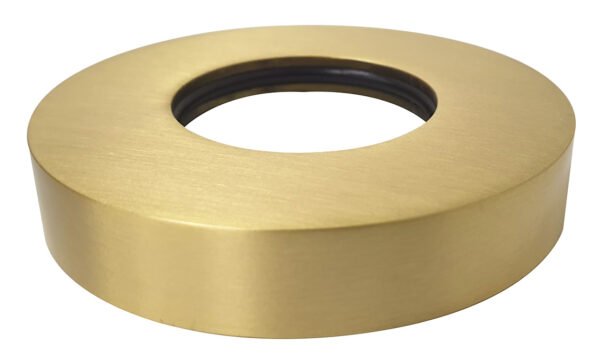 UniMatch sifon rozet 32 mm x 65 mm geborsteld messing PVD