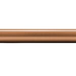 UniMatch sifon verlengbuis 20 cm met kraag geborsteld brons koper PVD - Sifons wastafels | Lapy