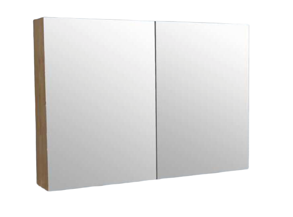 Spiegelkast Wood Eiken zonder verlichting 80 OP = OP