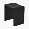 Zita kruk 40 x 30 x 42,5 cm solid surface mat zwart - Comfort & safety accessoires | Lapy