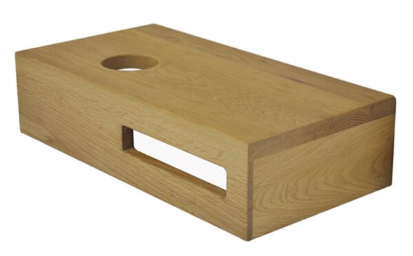 Oak planchet 40 x 21 x 10 cm links - Wastafelbladen | Lapy