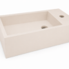 Lotte fontein rechts 40 x 22 x 10 cm solid surface beige - Wastafels | Lapy
