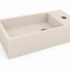 Lotte fontein rechts 40 x 22 x 10 cm solid surface beige - Wastafels | Lapy