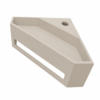 Julia hoekfontein 35 x 35 x 16 cm solid surface beige - Wastafels | Lapy
