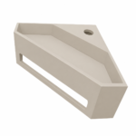 Julia hoekfontein 35 x 35 x 16 cm solid surface beige - Wastafels | Lapy