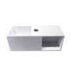 Julia fontein met nis 54 x 20 x 20 cm solid surface mat wit - Fonteinen | Lapy