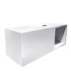 Julia fontein met nis 54 x 20 x 20 cm solid surface mat wit - Fonteinen | Lapy