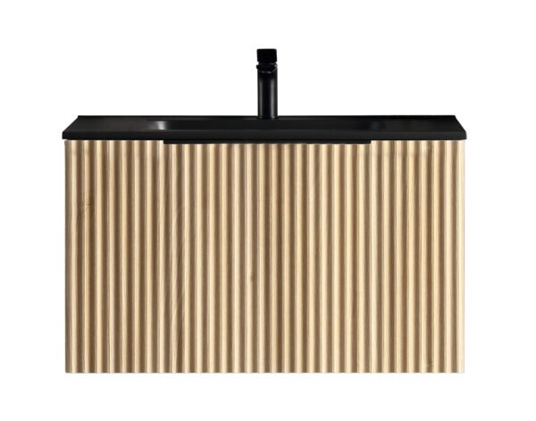 Ribbella onderkast met 1 lade 80 x 45 cm naturel eik - Wastafelkasten | Lapy