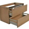 OAK onderkast met 2 laden 80 x 46 cm eik - Wastafelkasten | Lapy