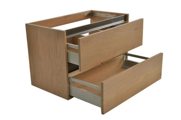OAK onderkast met 2 laden 100 x 46 cm eik - Wastafelkasten | Lapy