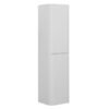 Novira kolomkast afgeronde hoeken 160 x 40 x 35 cm mat wit - Badkamermeubelen | Lapy