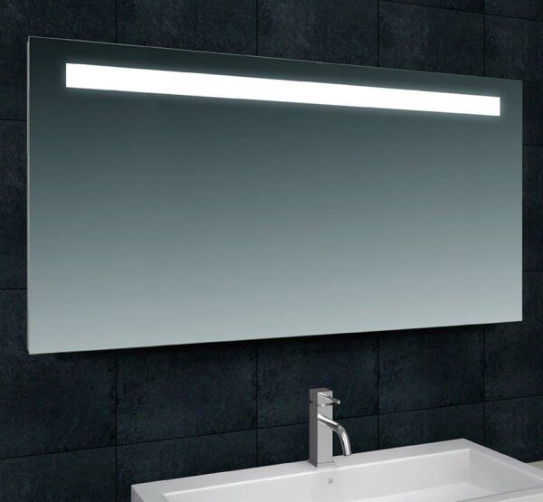 Tigris spiegel rechthoek met LED 140 x 80 cm - Spiegels met verlichting | Lapy