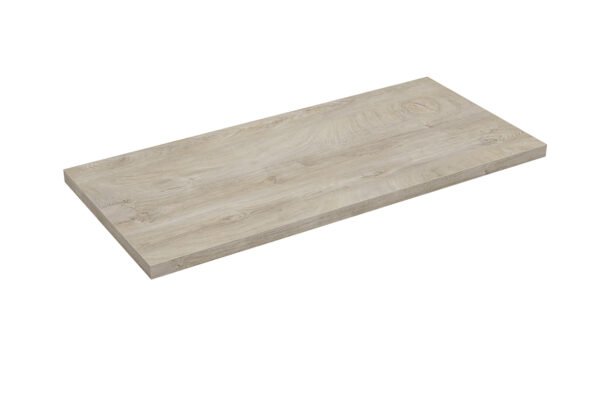 Alvara topblad 80×46 cm grijs eiken - Badkamermeubelen | Lapy