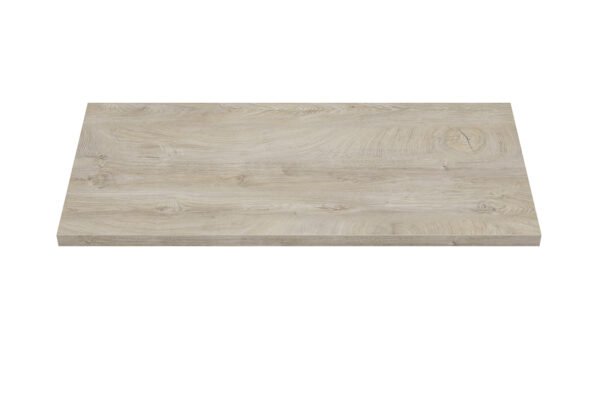 Alvara topblad 80×46 cm grijs eiken - Badkamermeubelen | Lapy