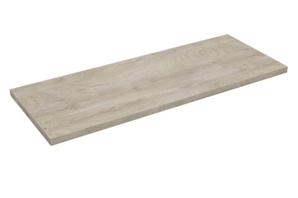 Alvara topblad 120×46 cm grijs eiken - Badkamermeubelen | Lapy