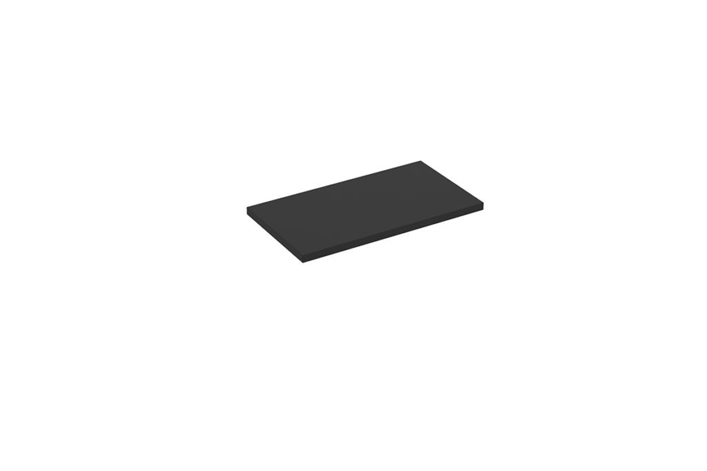 Alvara topblad 40x22 cm mat zwart