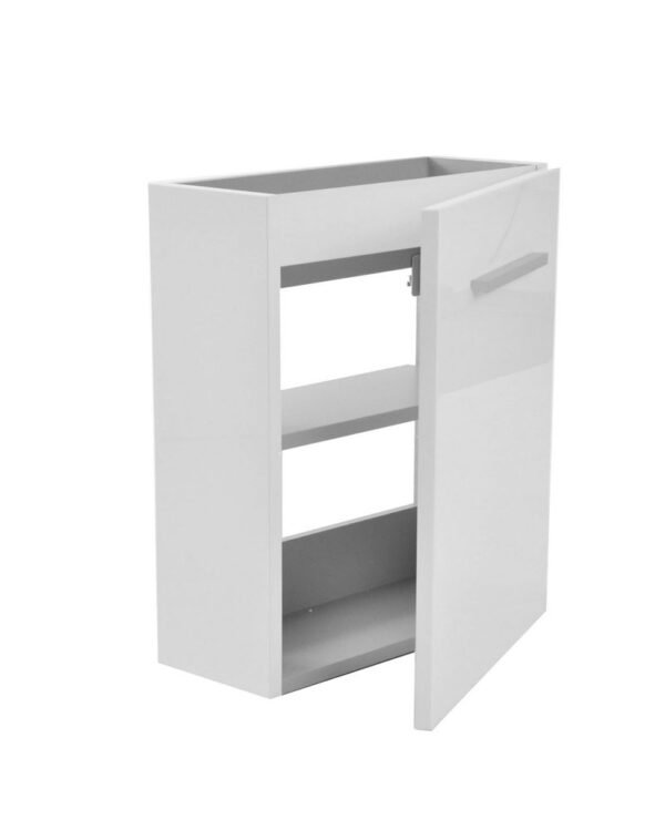 Zenti fonteinkast 40 x 22 cm glans wit - Fonteinkasten | Lapy