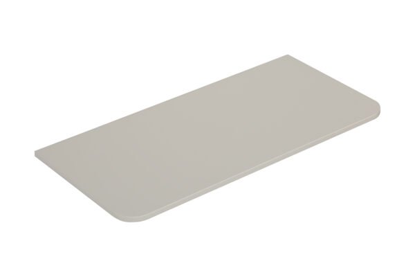 Novira topblad afgeronde hoeken 80 x 48 cm mat zand