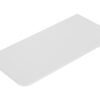 Novira topblad afgeronde hoeken 100 x 48 cm mat wit - Badkamermeubelen | Lapy