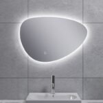 Uovo spiegel ovaal met LED, dimbaar 60 cm - Spiegels met verlichting | Lapy