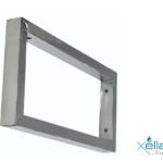 Ophangbeugel vierkant 460 x 220 mm chroom - Wastafelbladen | Lapy