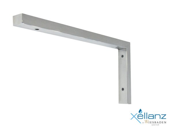 Ophangbeugel L-vorm 460 x 220 mm chroom - Wastafelbladen | Lapy