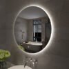 Giro spiegel rond met LED, dimbaar 80 cm - Spiegels met verlichting | Lapy