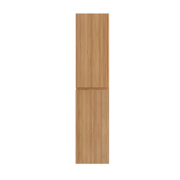 Kolomkast Eleganza met greeplijst in korpus kleur Acacia | Lapy