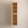 Kolomkast Eleganza met greeplijst in korpus kleur Acacia | Lapy