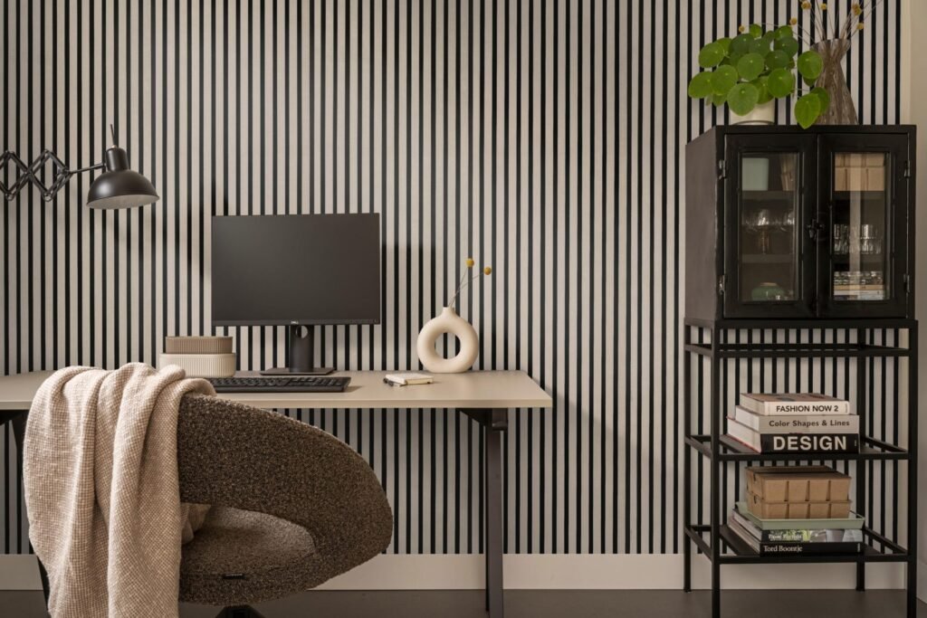 Silentlines lattenwand taupe