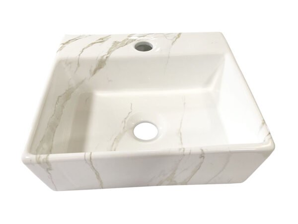 Leto fontein 33,5 x 29 x 11,5 cm keramiek carrara - Fonteinen | Lapy