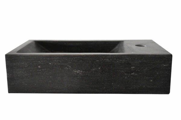 Raw fontein rechts 40x22x10 cm hardsteen gezoet - Fonteinen | Lapy
