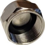 Gaswarteldop M24 binnendraad chroom - Installatiematerialen | Lapy