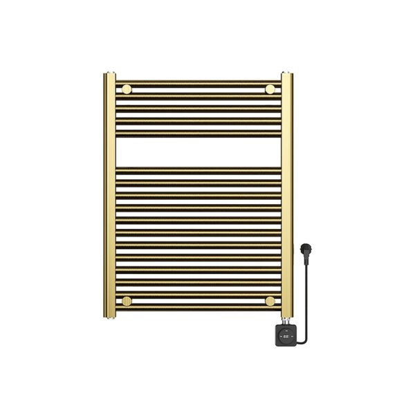 Elara elektrische radiator Smart WiFi 76,6 x 60 cm geborsteld messing PVD - Radiatoren | Lapy