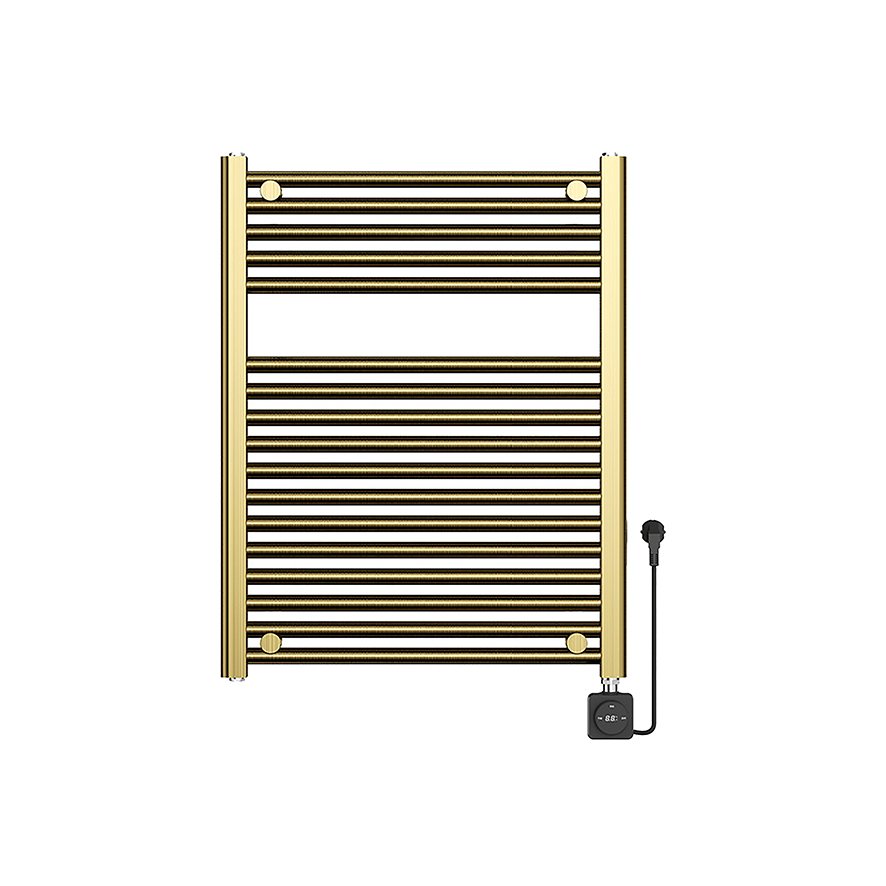 Elara elektrische radiator Smart WiFi 76,6 x 60 cm geborsteld messing PVD