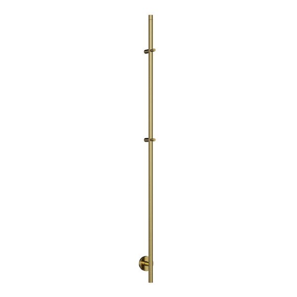 Callista elektrische staafhanddoekradiator 60 Watt 150 cm geborsteld messing PVD - Radiatoren | Lapy