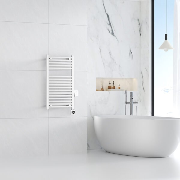 Elara elektrische radiator Smart WiFi 76,6 x 45 cm glans wit - Radiatoren | Lapy